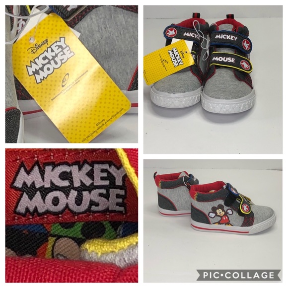 NWT Mickey Mouse toddler shoes in sizes 10-12 - Picture 1 of 7